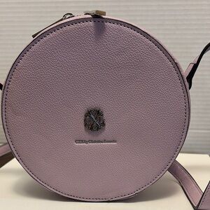 Christian Lacroix Light Pink Circular Crossbody Bag